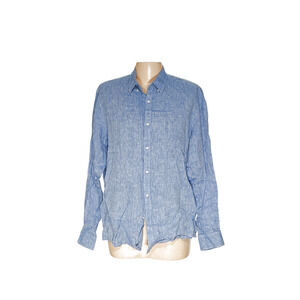Blue Michael Kors Dress Shirt 2XL